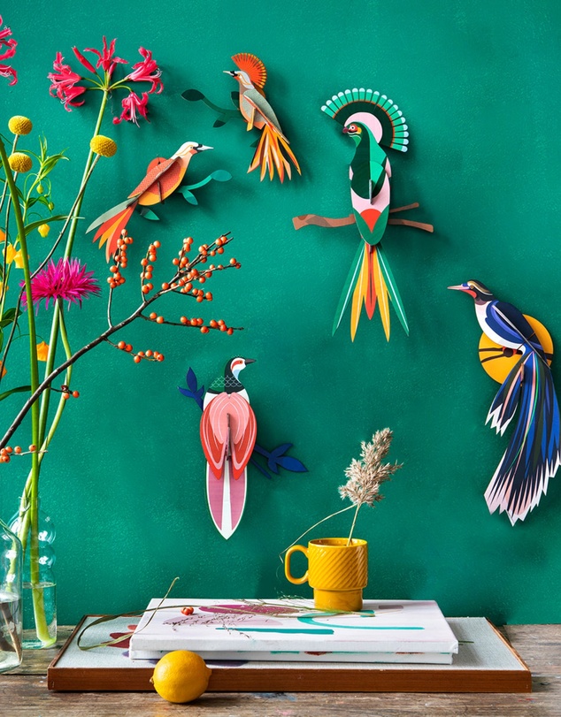 Studio Roof  - Wall Art Paradise Birds (B5) Gili