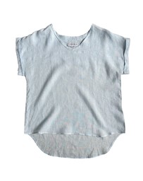 CAMIXA - Martina Linen V-Neck T-shirt