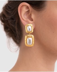 Izoa - Hadley Drop Stud Earrings