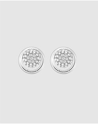 Furla - Furla Miasfera Charms Silver-Tone Stud Earrings