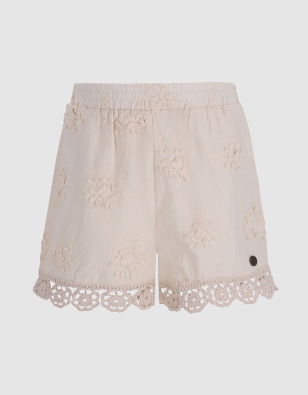 Like FLO - Fanny Embroidered Shorts - Kids-Teens