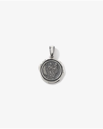 Michael Hill - St. Christopher Seal Pendant in Sterling Silver