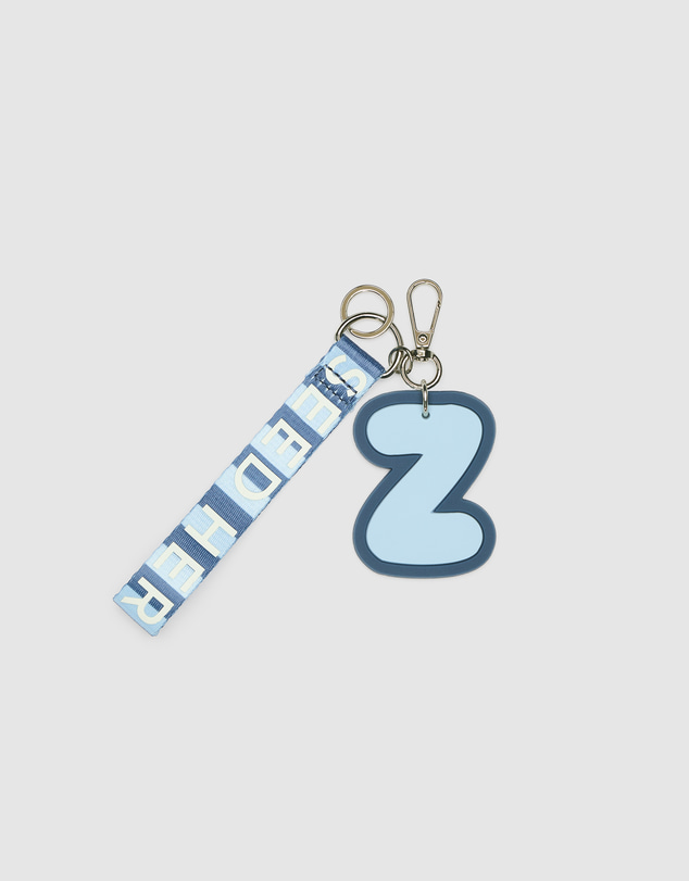 Seed Heritage - Stripe Strap Initial Keyring