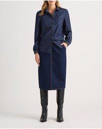 David Lawrence - Ellena Chambray Blouse