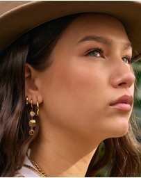 Arms Of Eve - Riley Gold Hoop Earrings - Small