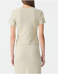 Bassike - Bias Stripe Baby T-Shirt
