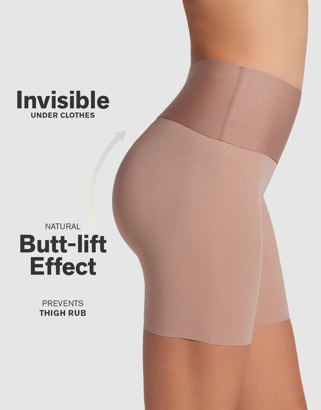 Leonisa - PowerStay Non-Slip Seamless Shapewear & Anti-Chafe Short