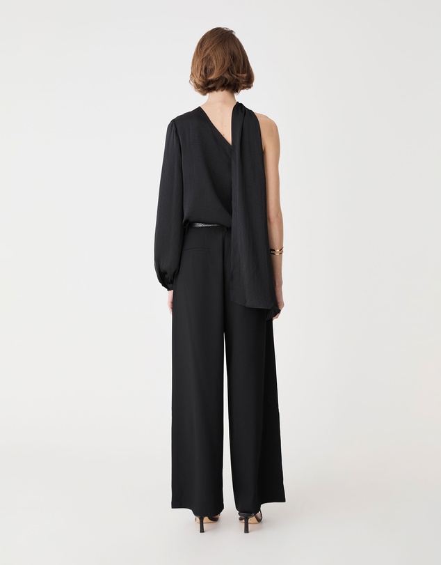 Forcast - Opal One Shoulder Scarf Top