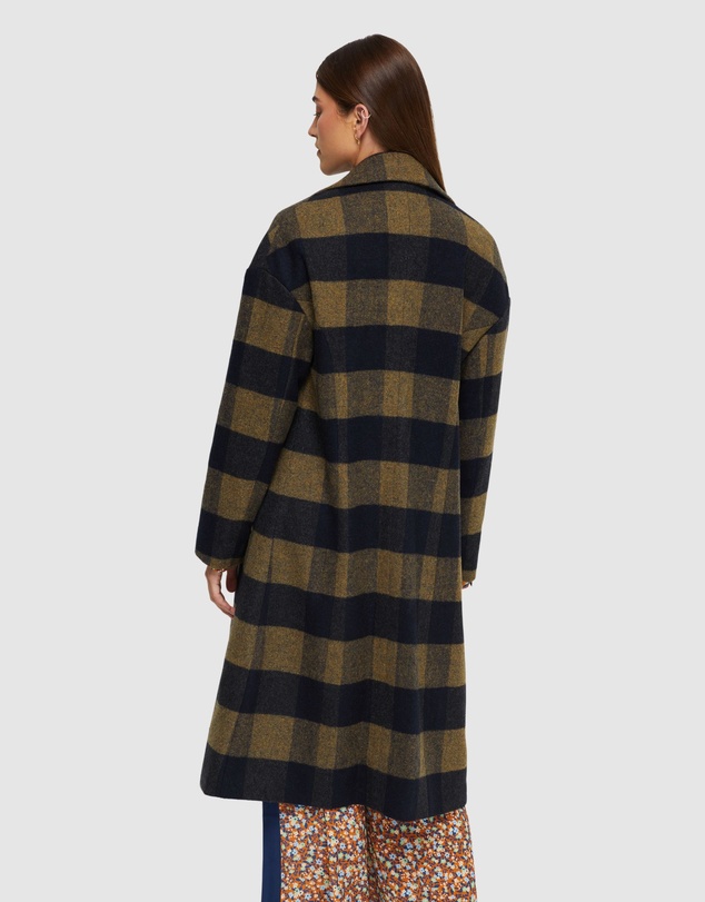 Oxford - Anna Wool Rich Check Coat