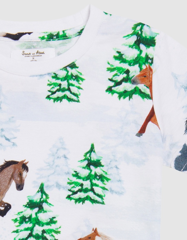 Sant And Abel - Kids Skydog Wild & Free Jersey Short PJ Set