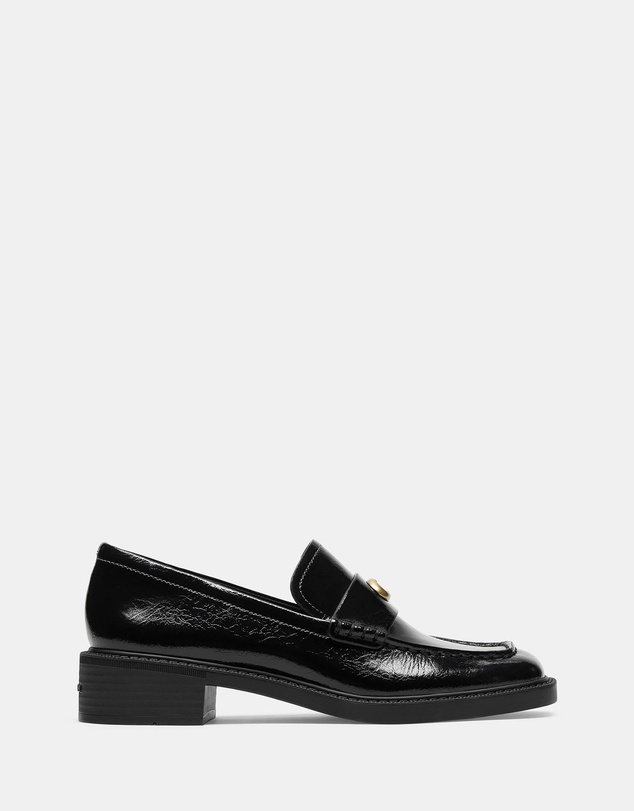 Coach - Glazed Leather Penny Loafers