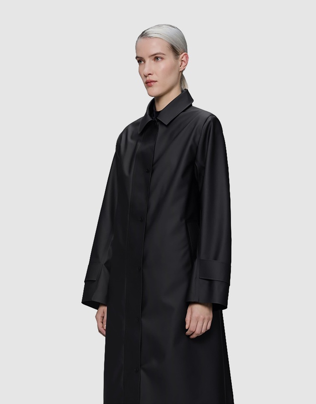 RAINS - Nara Long W Jacket Black