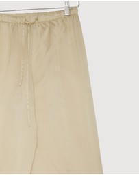 Revibe - Repaired Reformation Olina Silk Pants - AU 6
