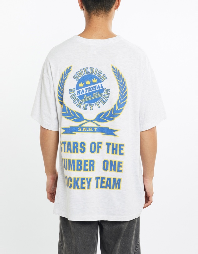 Vintage by The Real Deal - Pre Loved - Vintage 90s Peter Forsberg Swedish National Hockey Team Tee
