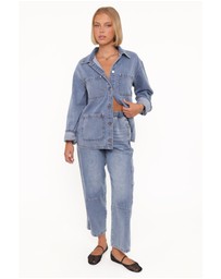 Petal & Pup - Remy Denim Utility Jacket - Medium Wash