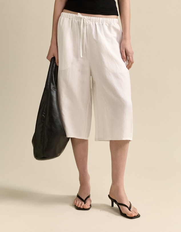 MVN - Long Linen Shorts