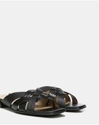 Naturalizer - Ashford Slide - Black Lizard/Leather