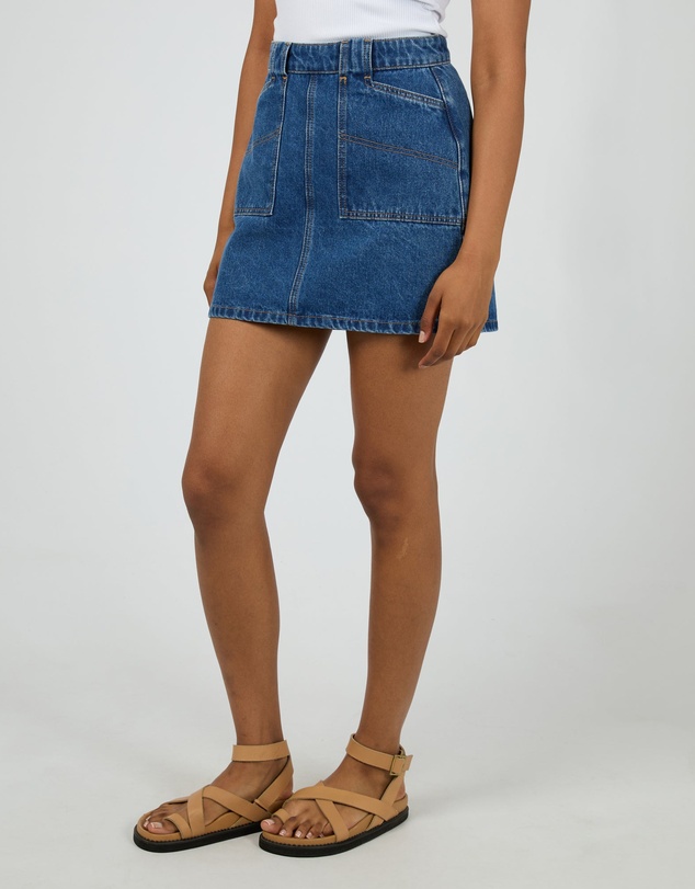 All About Eve - Becca Skirt Heritage Blue