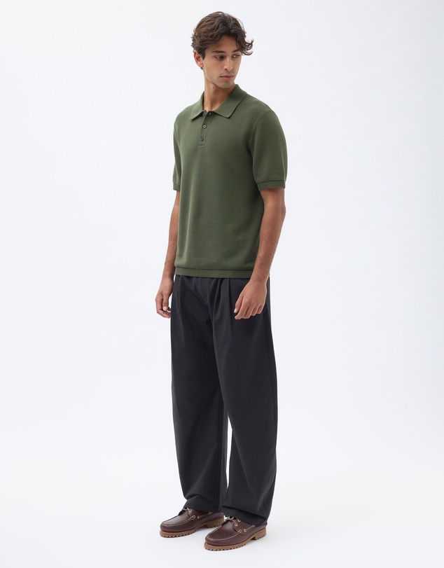 AERE - Organic Cotton Short Sleeve Polo