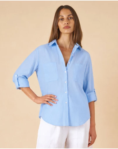 CAMIXA - Luna Oversize Linen Shirt