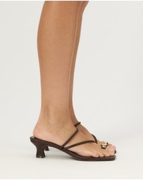 Dazie - Rory Strappy Kitten Heels