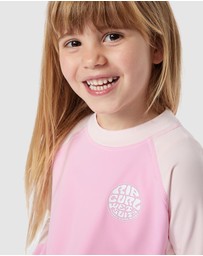Rip Curl - Icons Uv Brushed LS Rash Vest - Kids