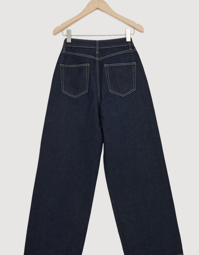 Revibe - Repaired Assembly Label Cotton Denim Womens Jeans