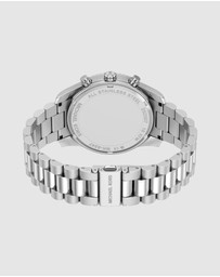 Michael Kors - Lexington Silver Tone Chronograph Watch