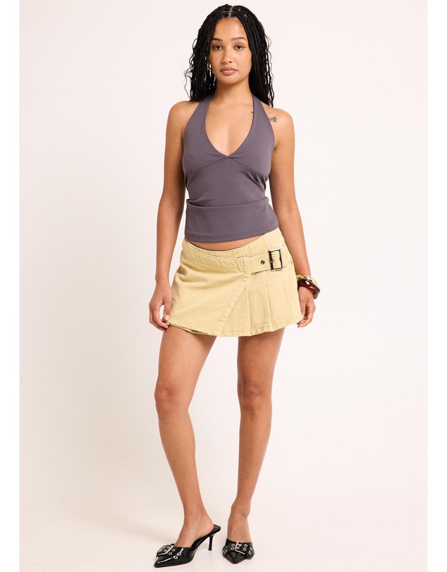 General Pants Co. Basics - Plunge Halter Top