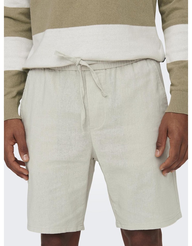 Only & Sons - Linus Linen Blend Shorts