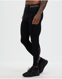 Supacore - Seamless Body Mapped Power Running Tights - Men's