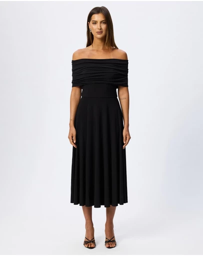 Norma Kamali - Sleeveless Cowl Neck Hooded Midi Dress