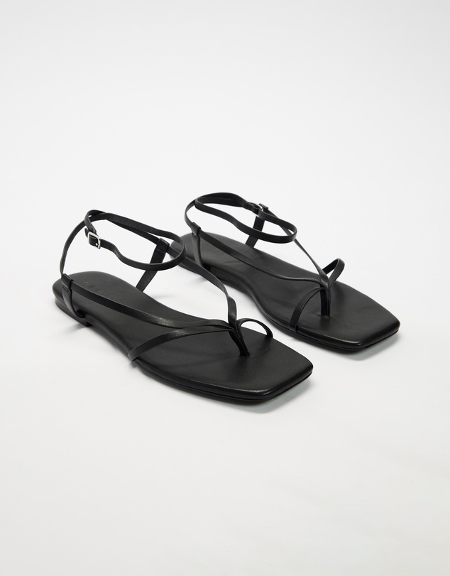AERE - Positano Strappy Leather Sandals - Women's