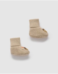 Purebaby - Magical Forest Knitted Bootie -Kids-Babies