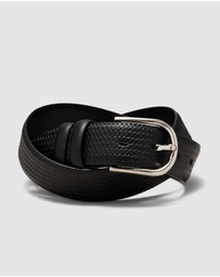 Politix - Textured Leather Belt