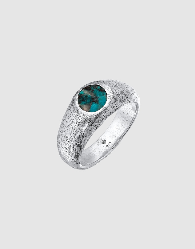 Haze & Glory - ICONIC EXCLUSIVE - Deap Sea Signet Ring in Oxidised 925 Silver