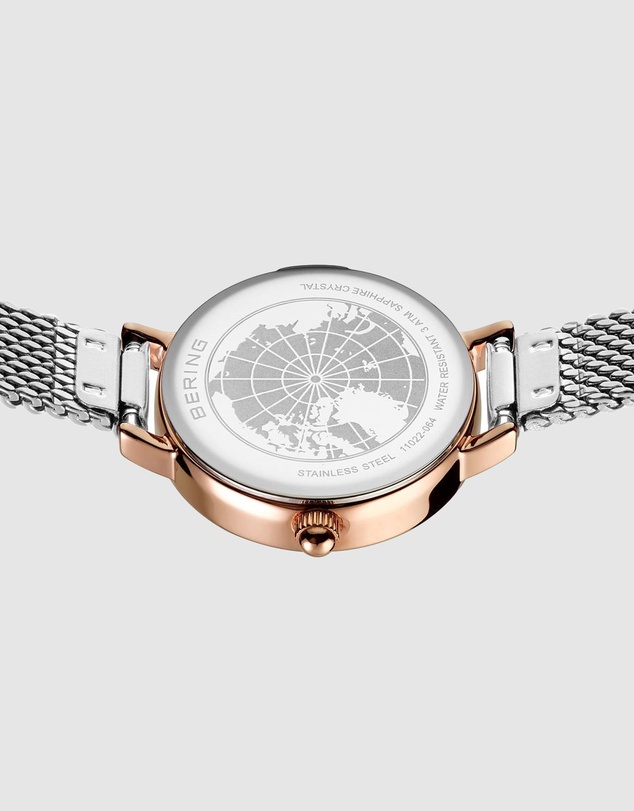 Bering - Classic 22mm Stainless Steel Watch with Bracelet