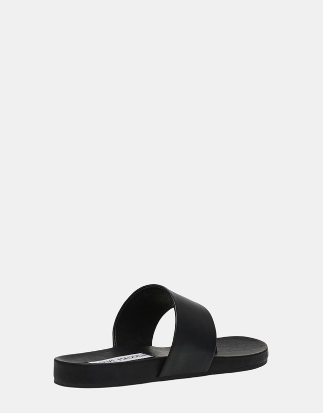 Steve Madden - Dove Black Leather Sandals
