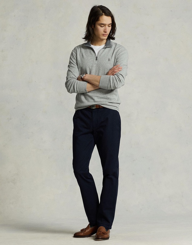 Polo Ralph Lauren - ICONIC EXCLUSIVE - Luxury Jersey Quarter-Zip Pullover