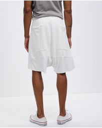 Surrounded By Ghosts - The Andesine Low Crotch French Terry Drawstring Shorts