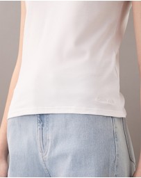 Calvin Klein - Supima Cotton Emblem Logo Baby Tee