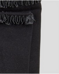 High Heel Jungle - Lara Satin Trim Cotton Socks - 2 Pairs
