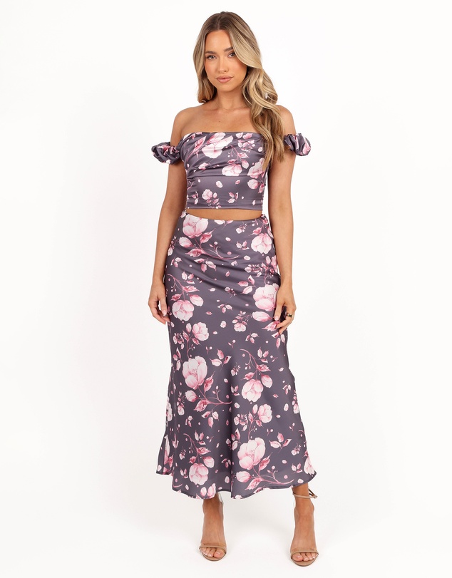 Petal & Pup - Arabella Two Piece Set - Steel Grey Floral