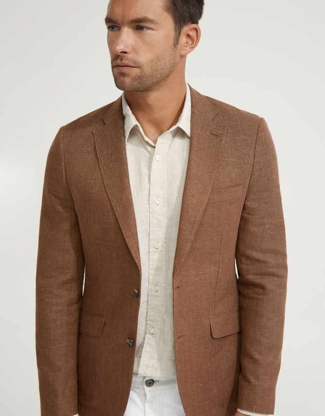 Oxford - Milton Half Lined Linen Cotton Blazer