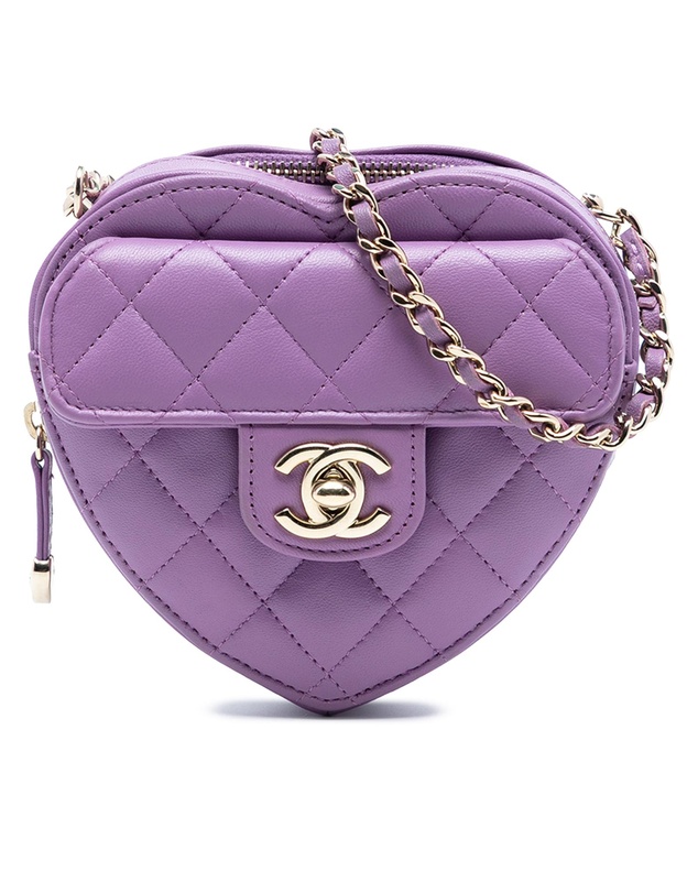 Pre-Loved by Azura Reborn - Pre-Loved Mini Lambskin CC in Love Heart Crossbody