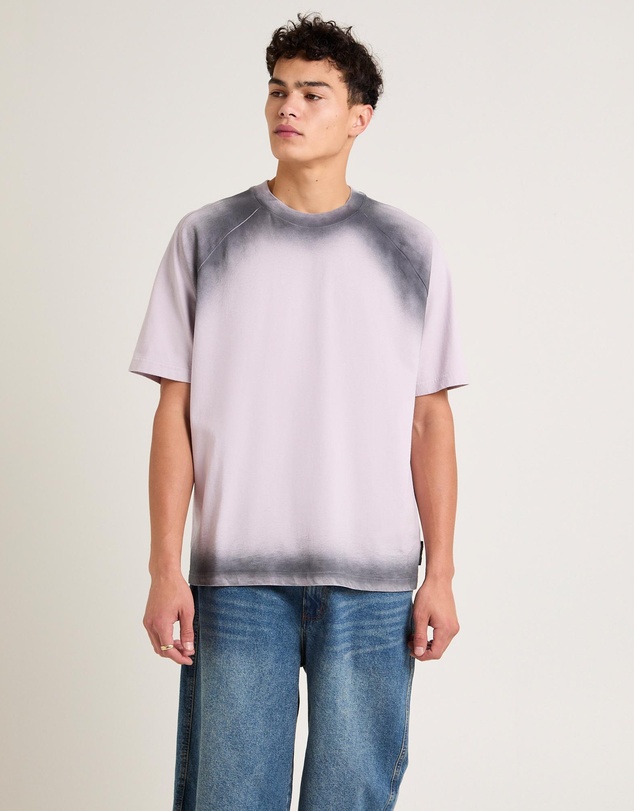 Black Noise White Rain - Liminal Sprayed T-Shirt