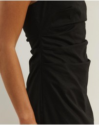 Atmos&Here - Bec Halter Neck Linen Blend Mini Dress