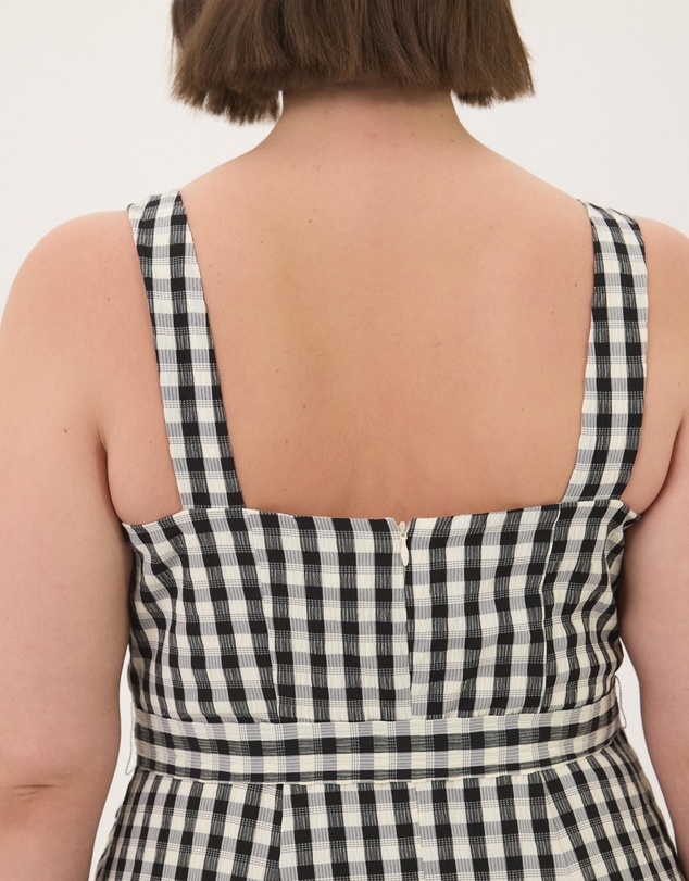 Atmos&Here Curvy - Grace Gingham Midi Dress