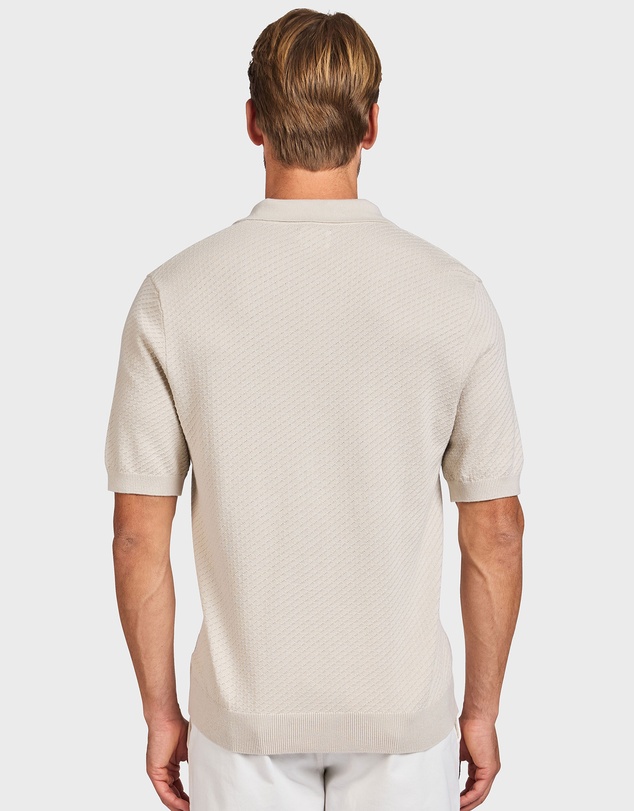 Academy Brand - Jonny Textured Knit Polo