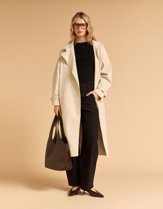 MVN - Funnel Neck Trench Coat